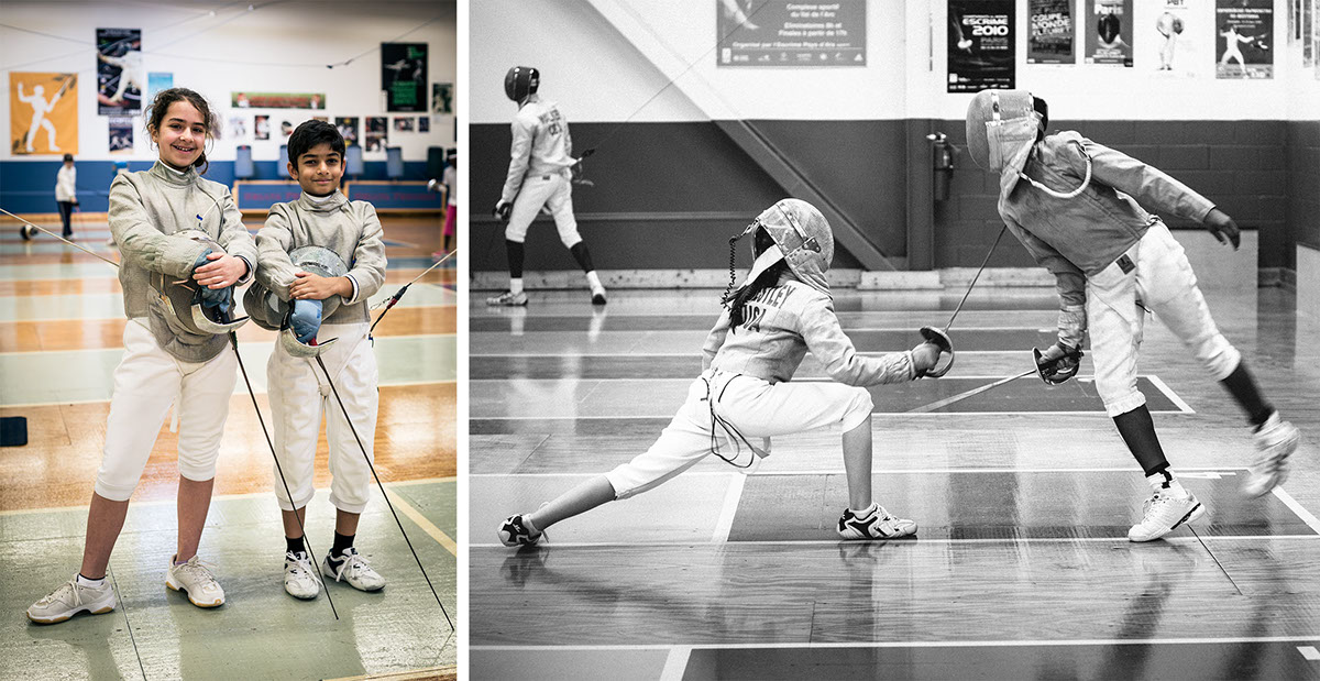 fencing olympic sport saber sabre foil athlete children training Olympians Combat
