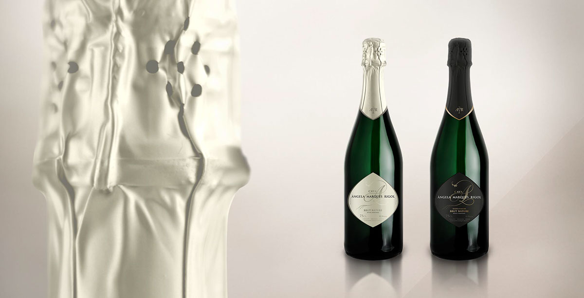 sparklingwine wine labels Website bottle graphicdesign Penedès