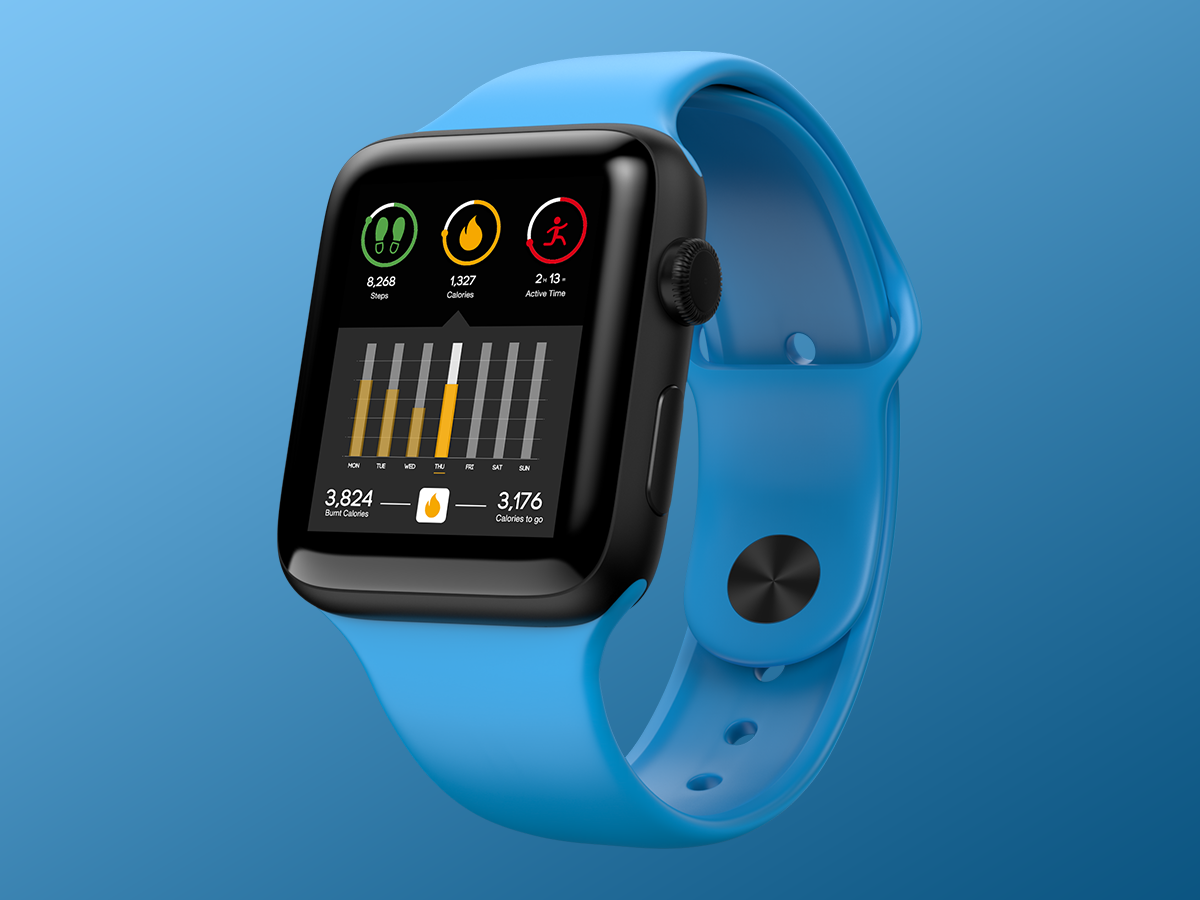 visual design Application Design fitness tracker ios application apple watch application