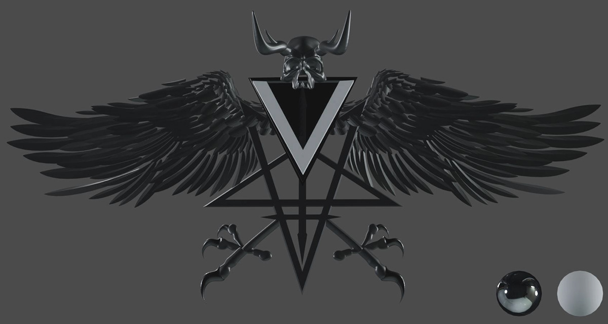 Blackmetal handdrawn ILLUSTRATION  logo Logotype metal occult skull skullart typography  