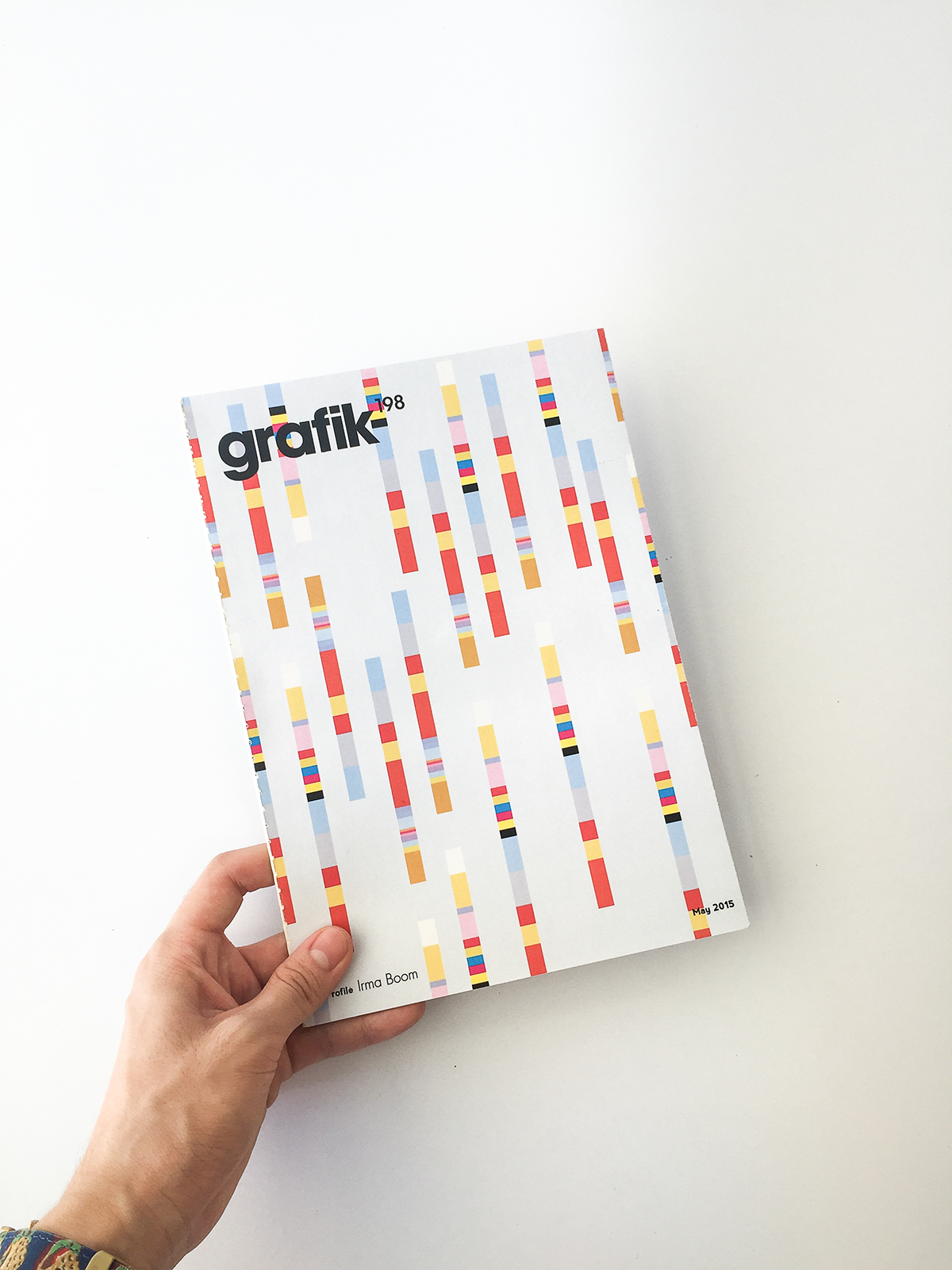 editorial graphic print grafik magazine supplement Booklet Perfect Binding binding irma boom newspaper