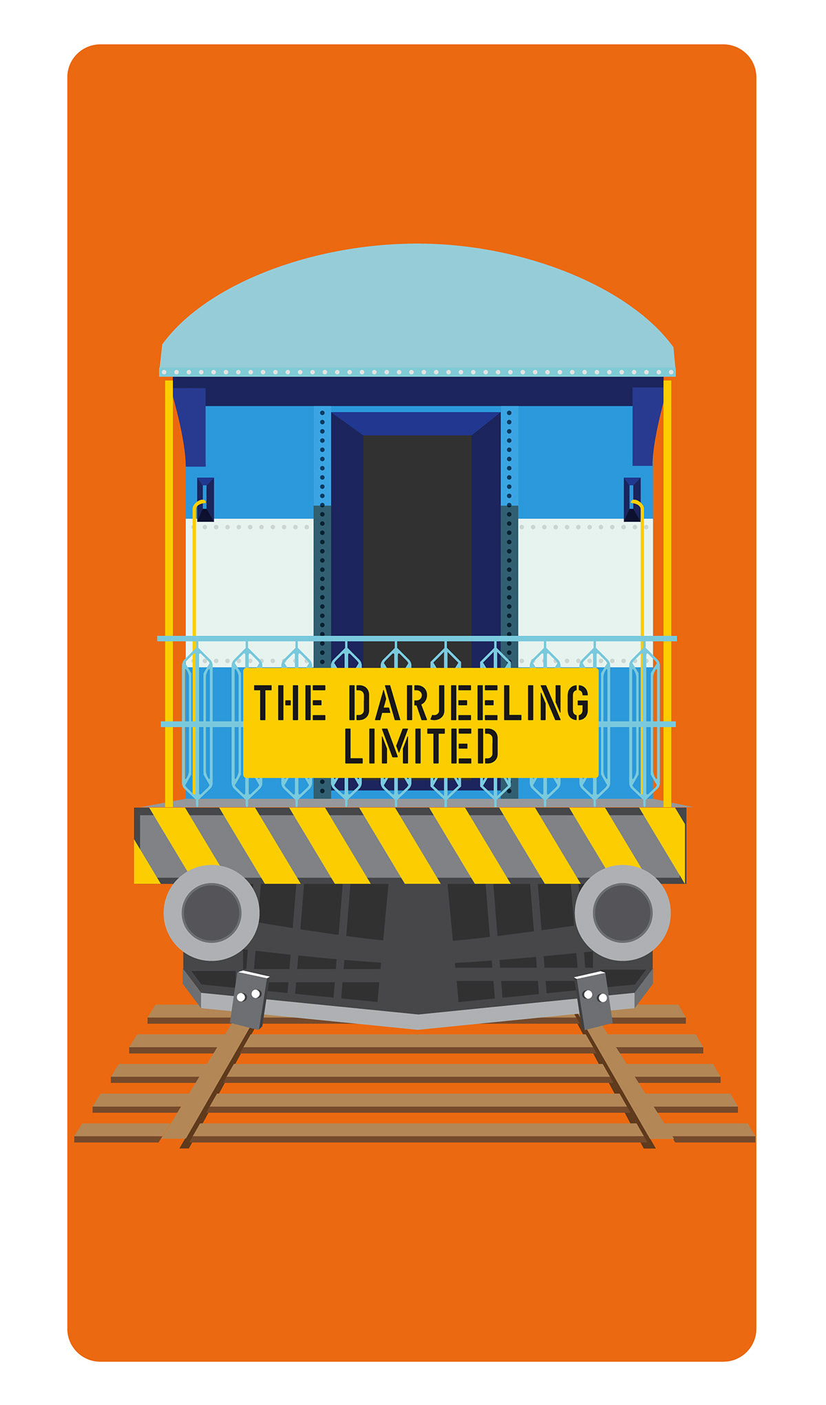 wes anderson vector Moonrise Kingdom train binoculars The Darjeeling Limited