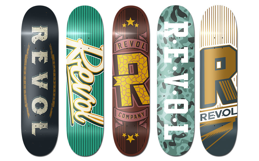 skateboards revol ostem SB print tattoo old oldschool