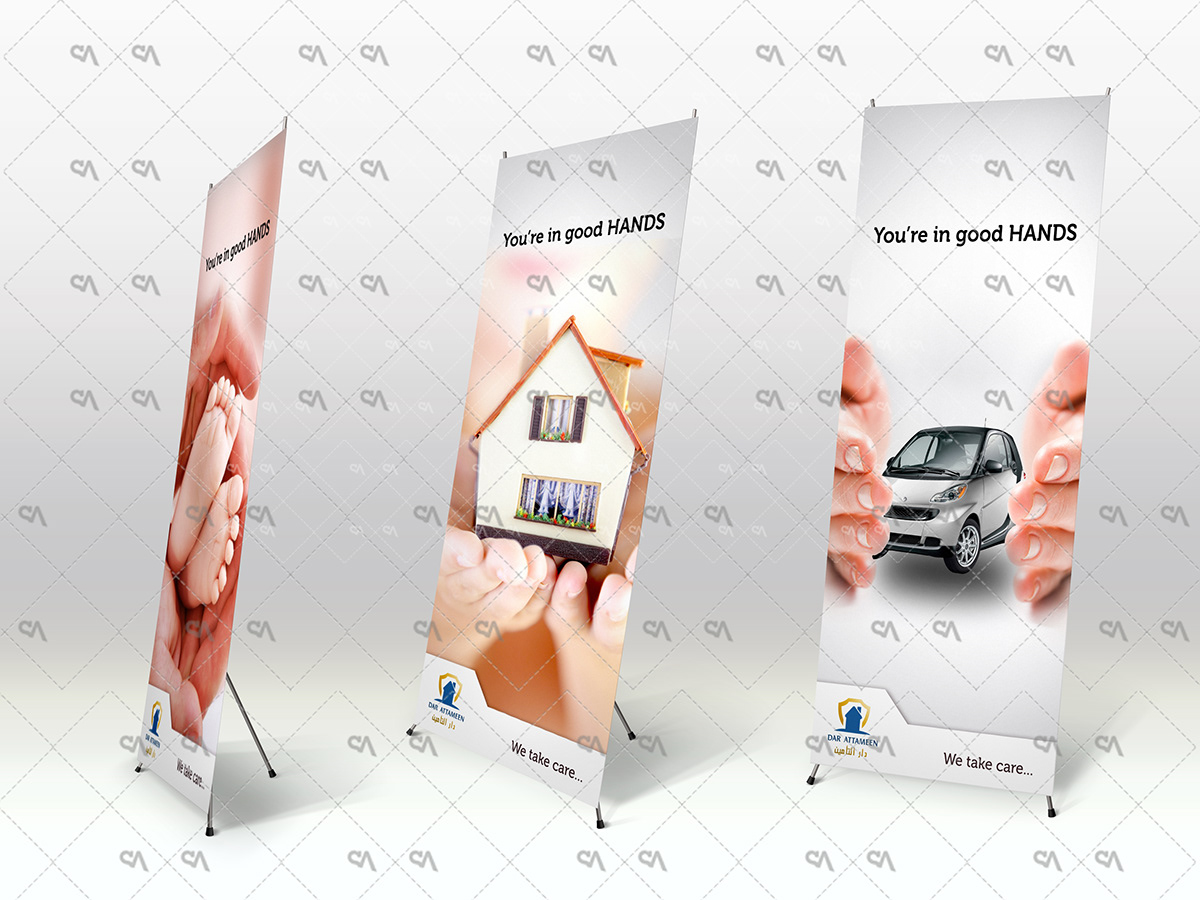 logo corporate identity design insurance font Logo study banners magazine flyer flyers greeting card billboard Mockup