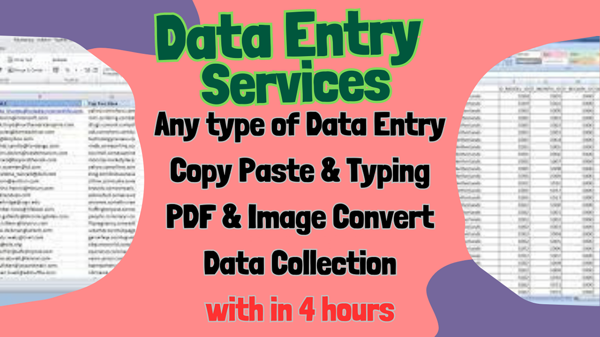 Excel word #services copywriting  #dataentry #typingwork copypaste datacollection pdf to word VirtualAssistant