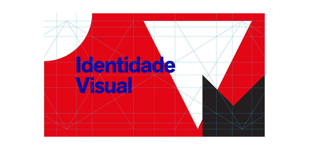 bauhaus Event expo branding  simple red blue geometric Fibonacci indumóveis