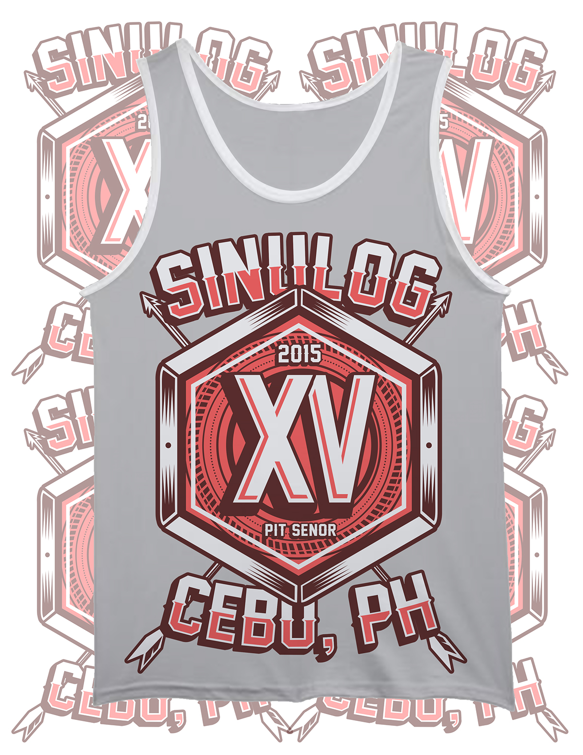 sinulog Adobe Photoshop vector print shirt design silk screen Cebu City Sto. Nino party