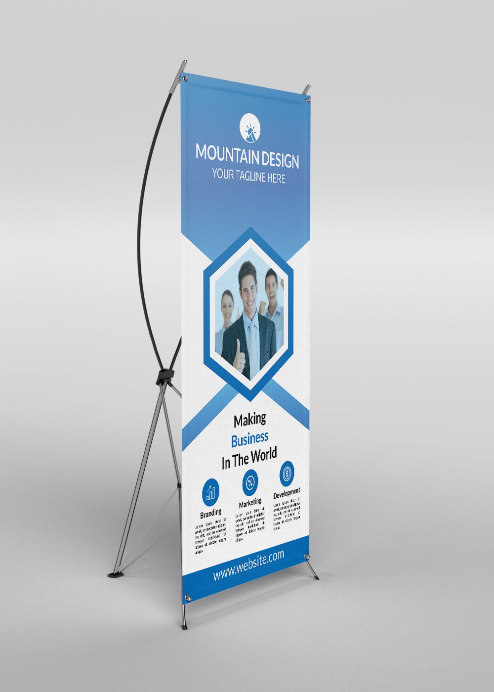 Roll up Banner Design - Corporate & Business Roll up Banner