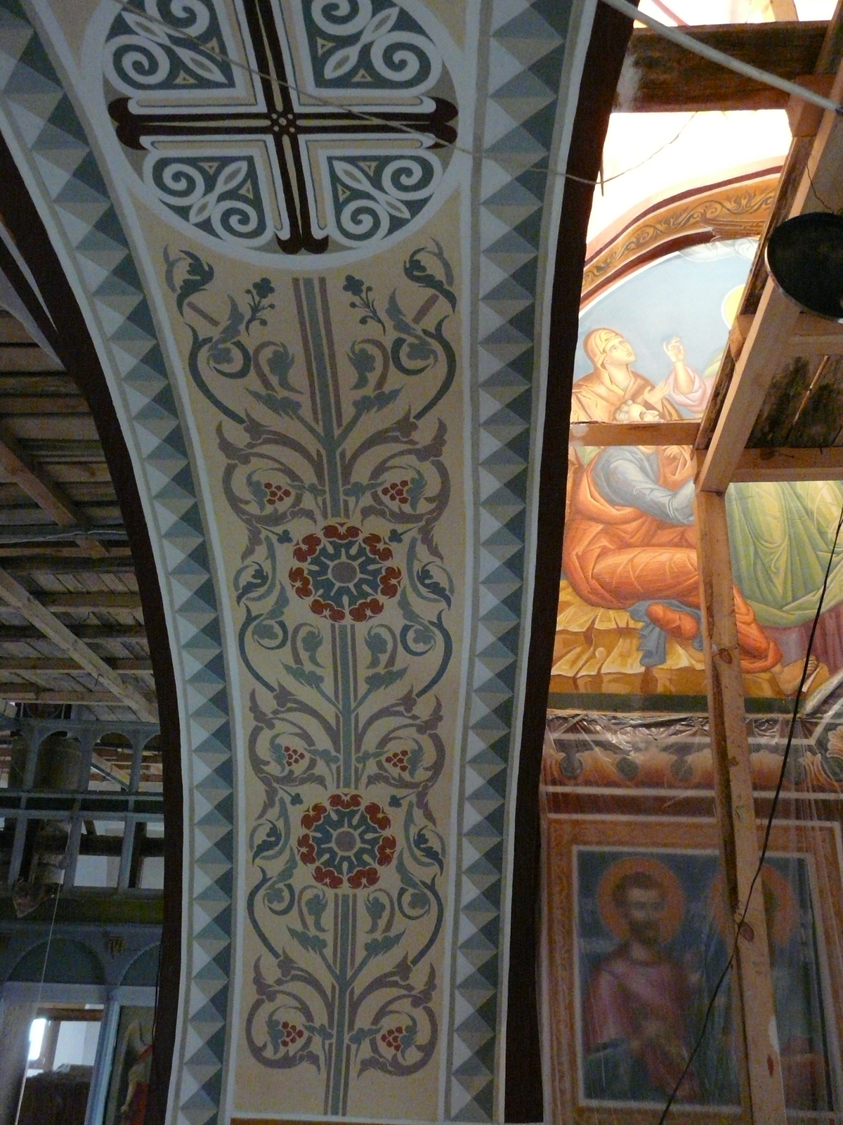 ornaments Mural monumental inerior orthodoc Christian church decoration