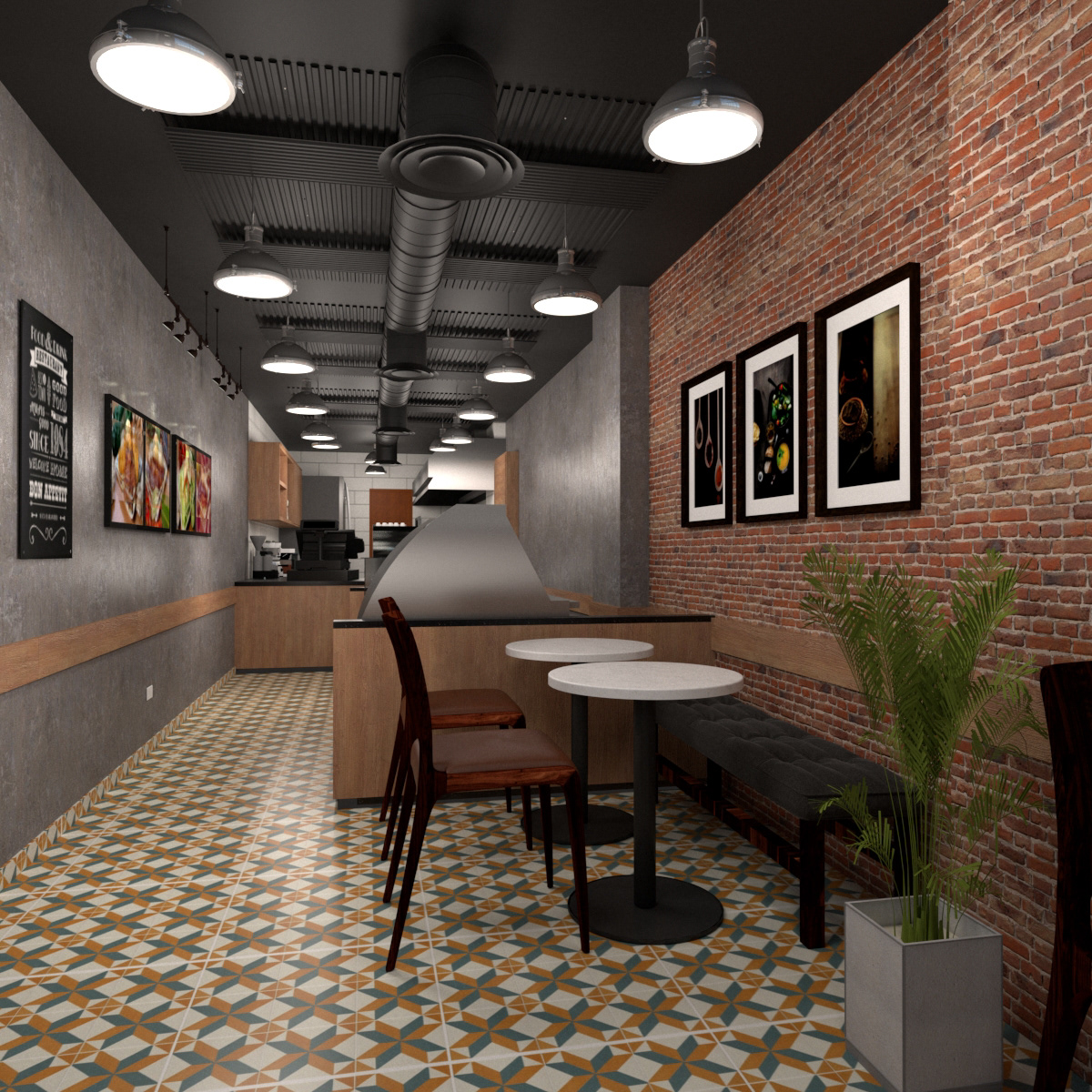interior design  design architecture coffee shop restaurant