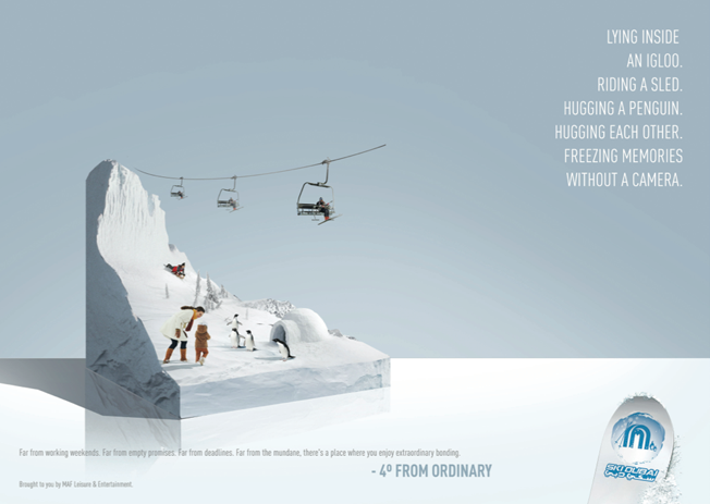 Ski Ski Dubai snow Games -4 campaign Amit Kapoor