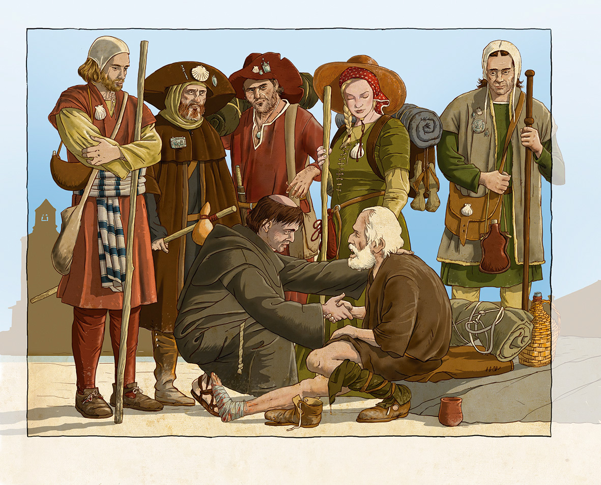 Illustration. Medieval. Historical