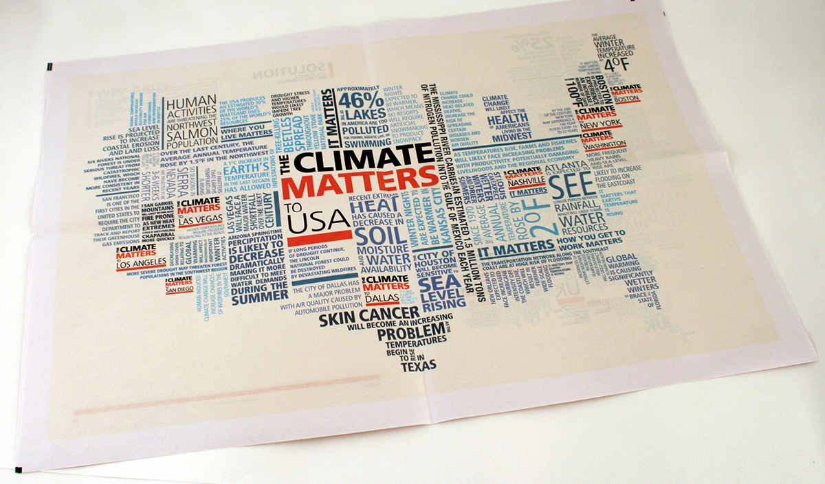 D&AD student type grid structure graphic climate change global warming typeset Colourful  blue video usa UK London