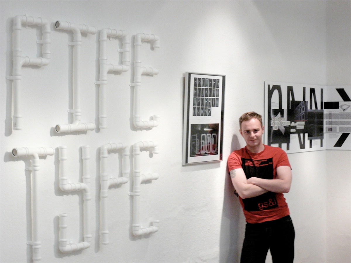 Exhibition  Pipe  type  typography  pipetype stokeontrent eestokes stokes  studiostokes  sculpture lettering 3D  germany  uk  london design  graphicdesign