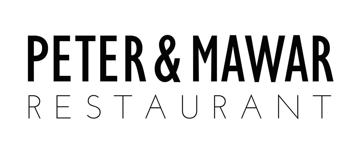 peterandmawar peter&mawar branding  logo restaurant