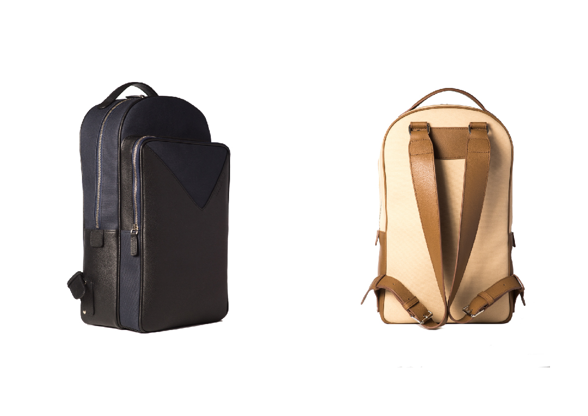 backpack bag luggage French start-up leather leather goods Valôme bags