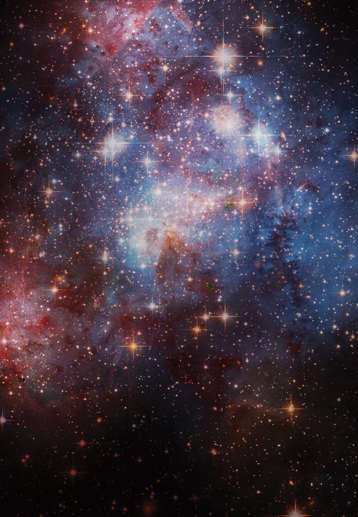 free  textures Space  cosmos cosmic stars SKY nebula celestial blue black purple pink