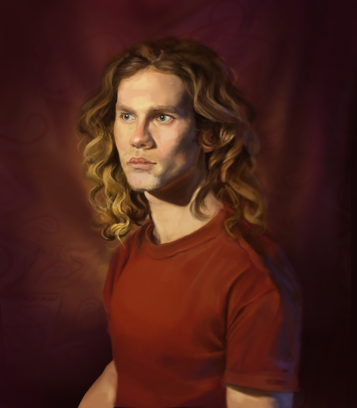 digital painting paintiing portrait orc SCAD