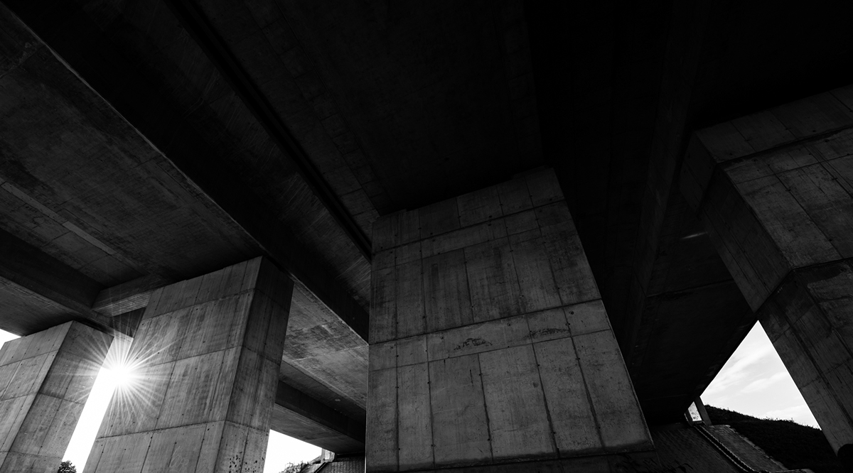 details bridges structures Shadows line bw