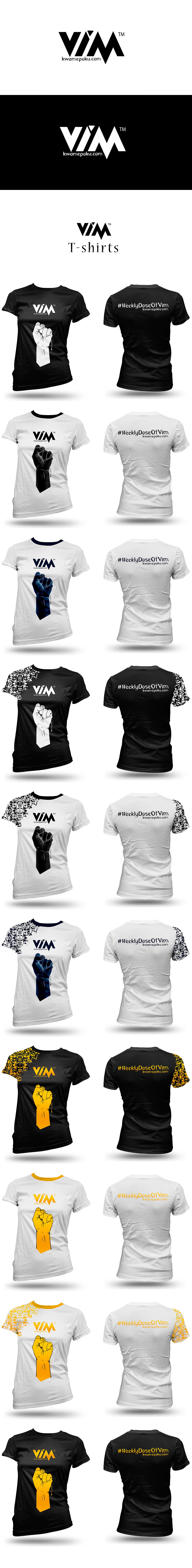 Kwame Poku scientific VIM #VIM White black design T Shirt shirt cloth #WeeklyDoseOfVim graphic knust tech
