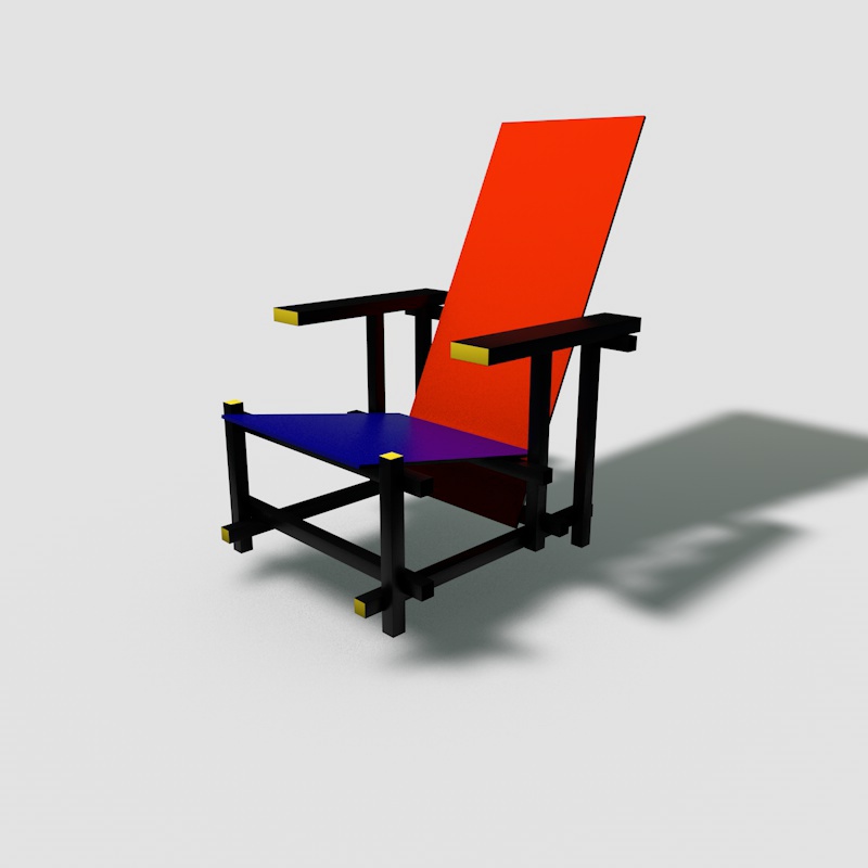chair 3D plastic