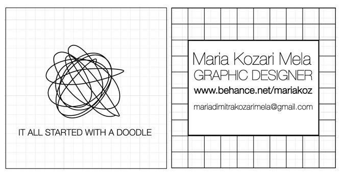 Self Promo Self Promotion bussiness cards identity card silkscreen tind
