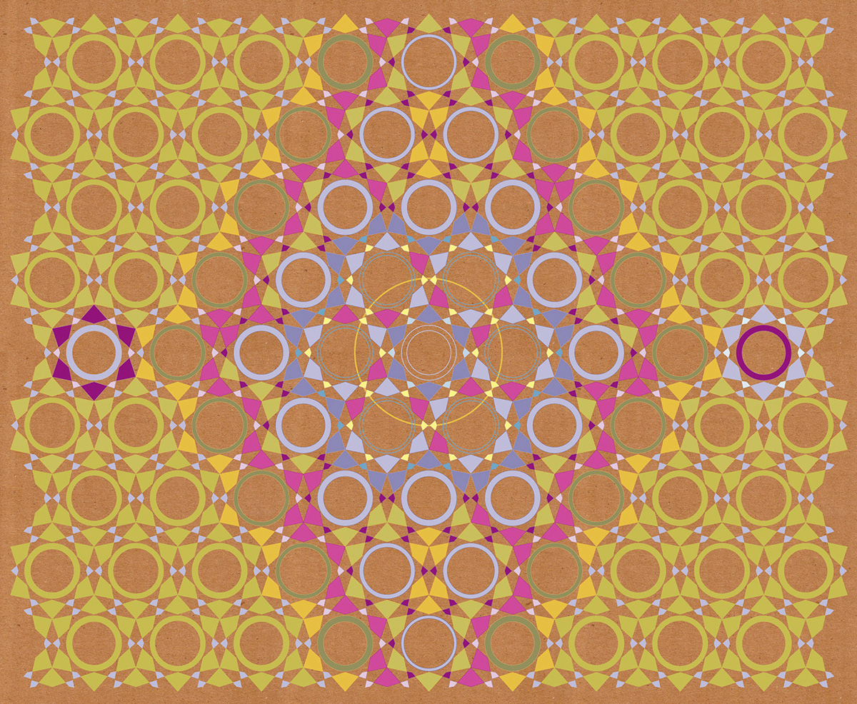 Mandala lines pattern