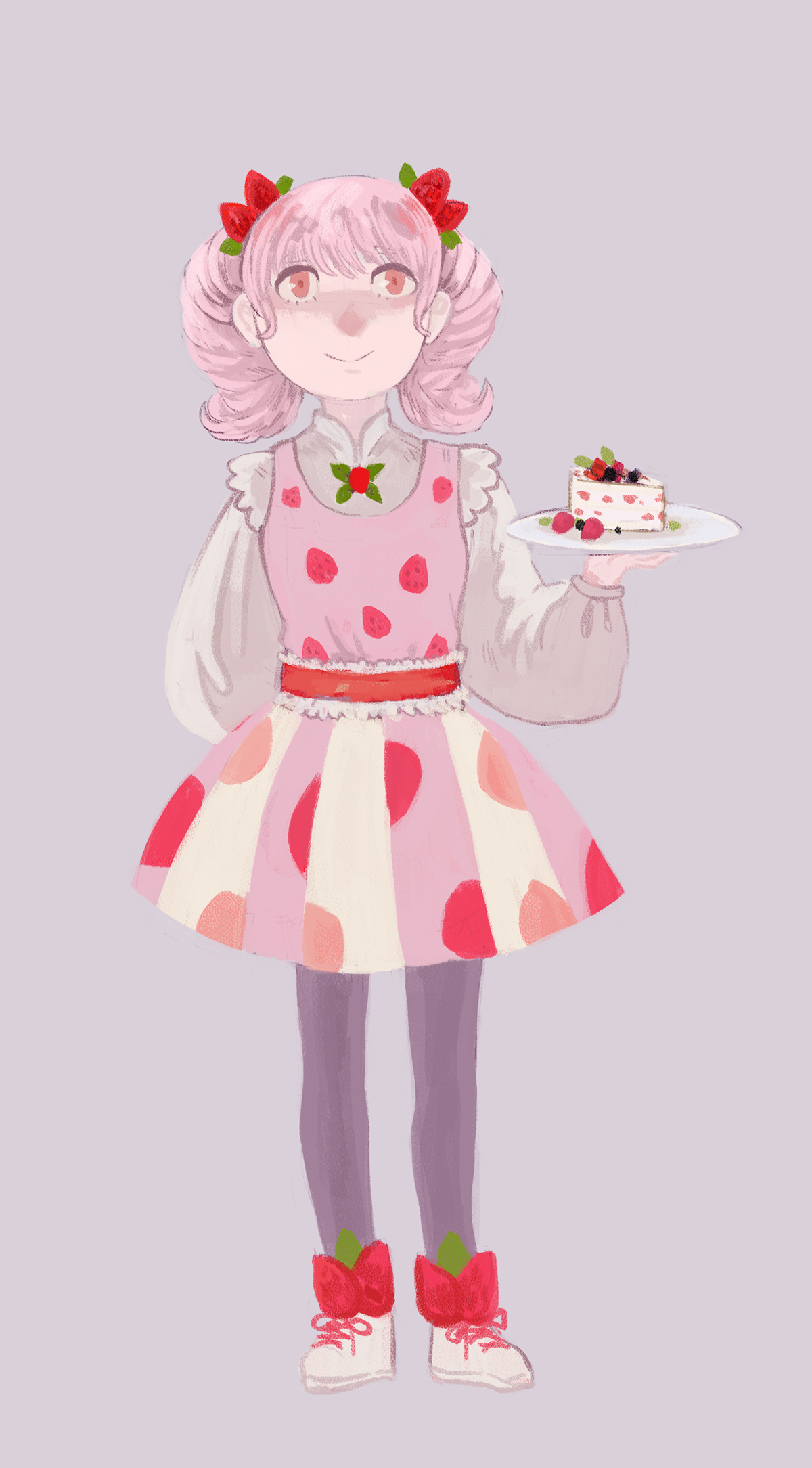 cake strawberry dessert milkshake Food  pastries