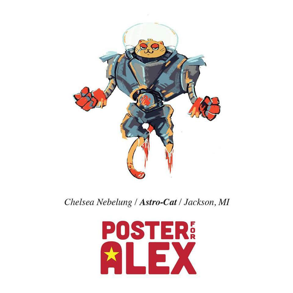 Character design  Cat Space  Hero's for Alex