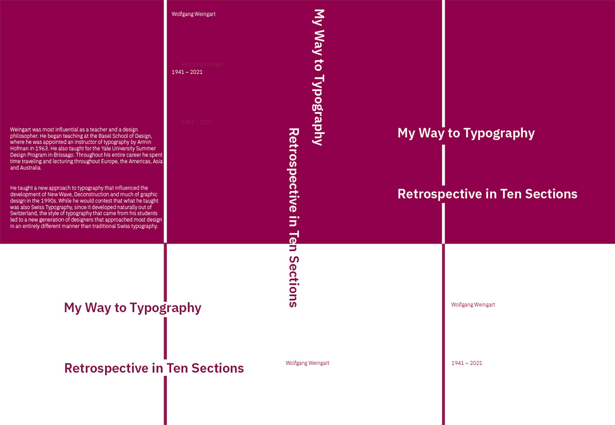 book graphic design  InDesign KU Design prof andrea herstowski spread swiss design typography   university of kansas