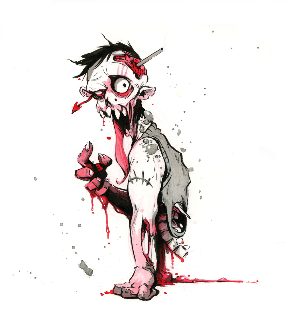 ink inktober raven zombie demon dragon bat Candy ghost mask pumpkin Rats skull vampire meat