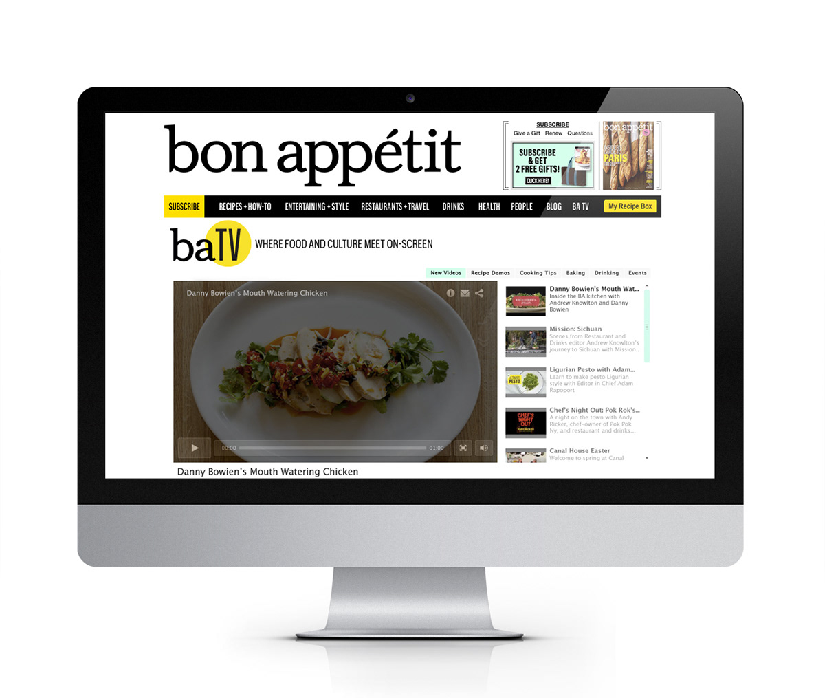 BON APPETIT magazine Food  Travel conde nast publishing  