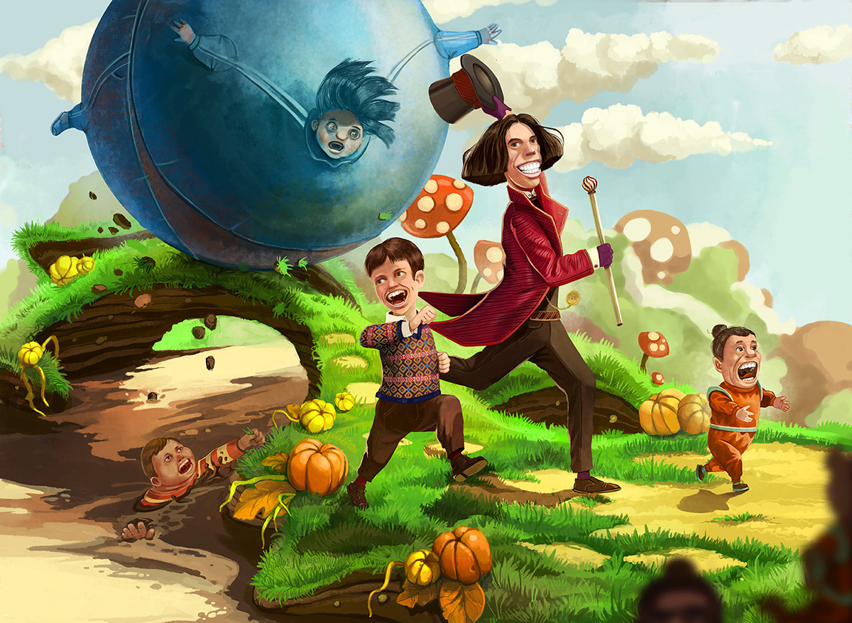 Charlie And The Chocolate Factory” on Behance