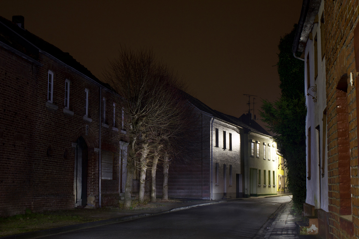 borschemich ghost town town houses empty atmosphere lost germany long time exposure night creepy