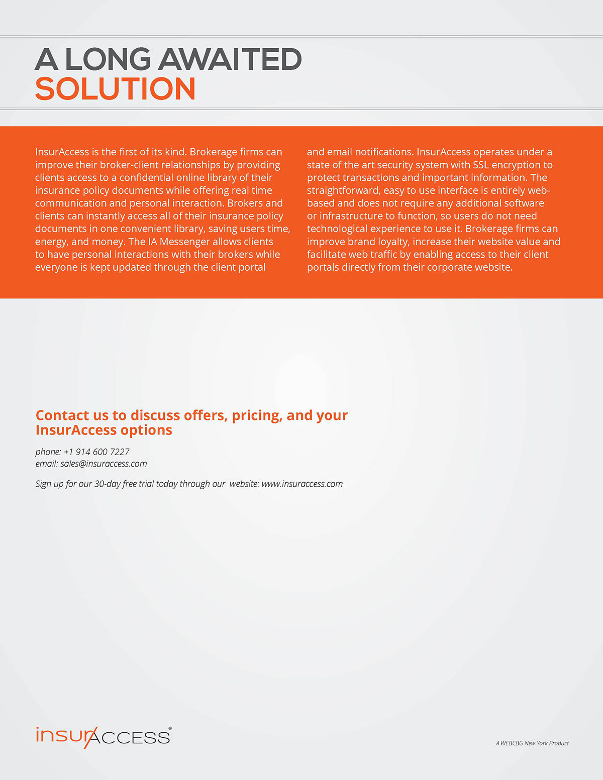 brochure Layout Design insurance corporate