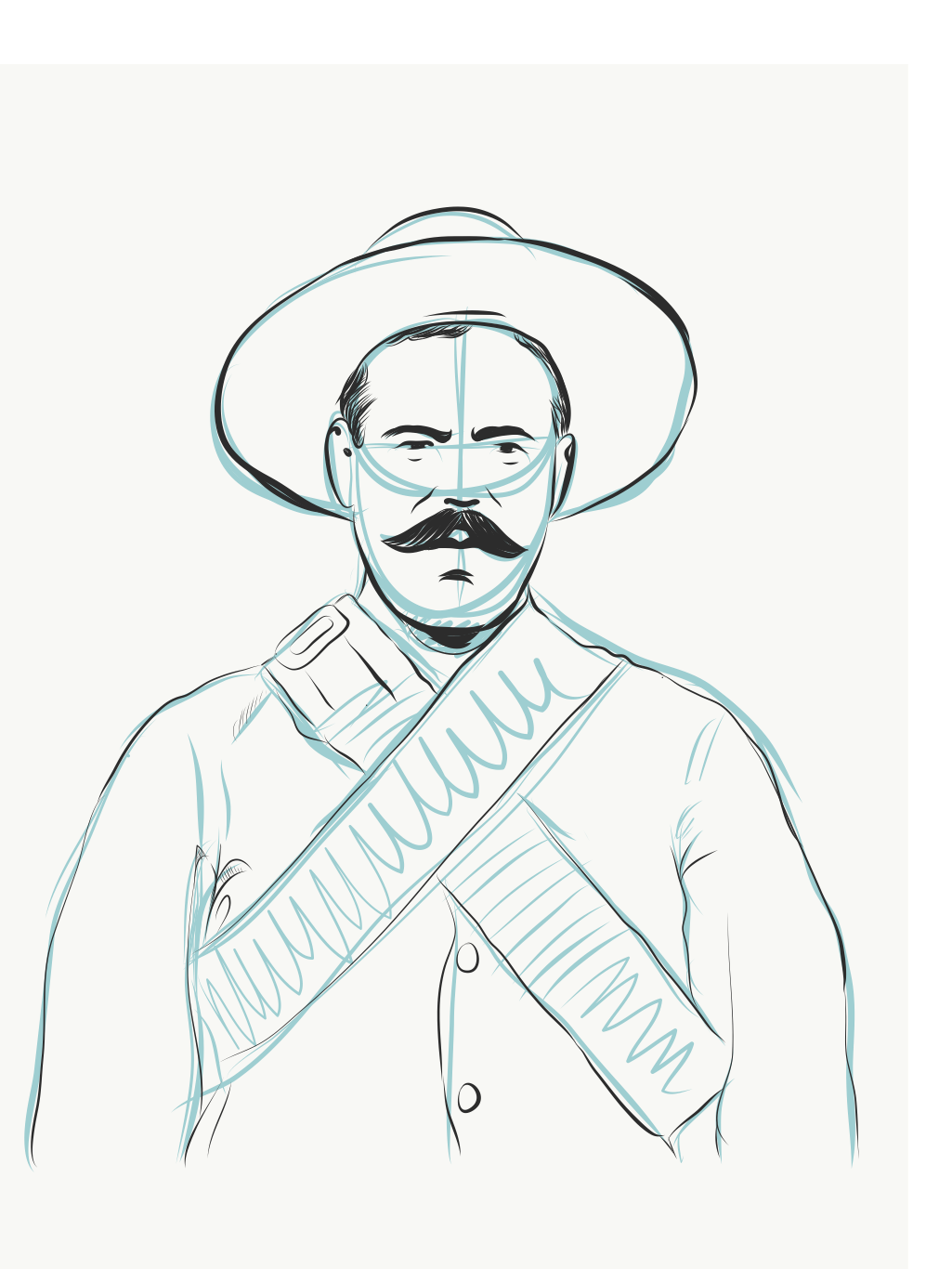 adobedraw vector MakeItonMobile portait mexican revolution history hispanic heritage