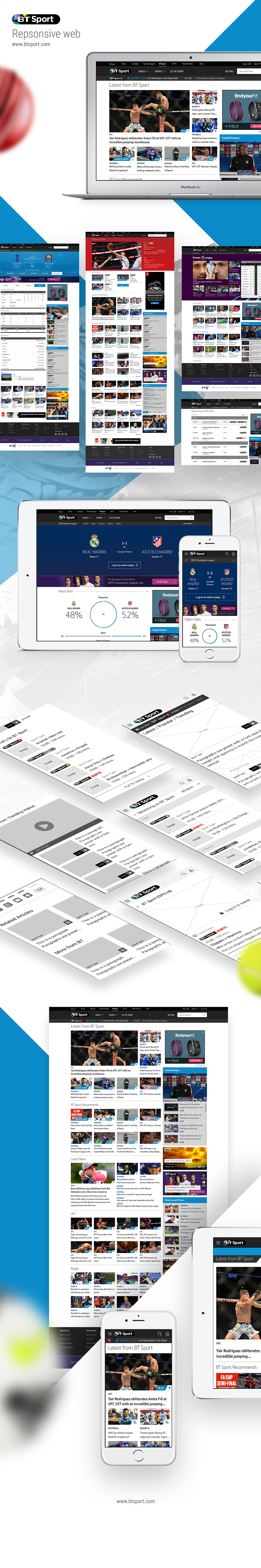 ux UI Web design Responsive Omi Channel wireframe