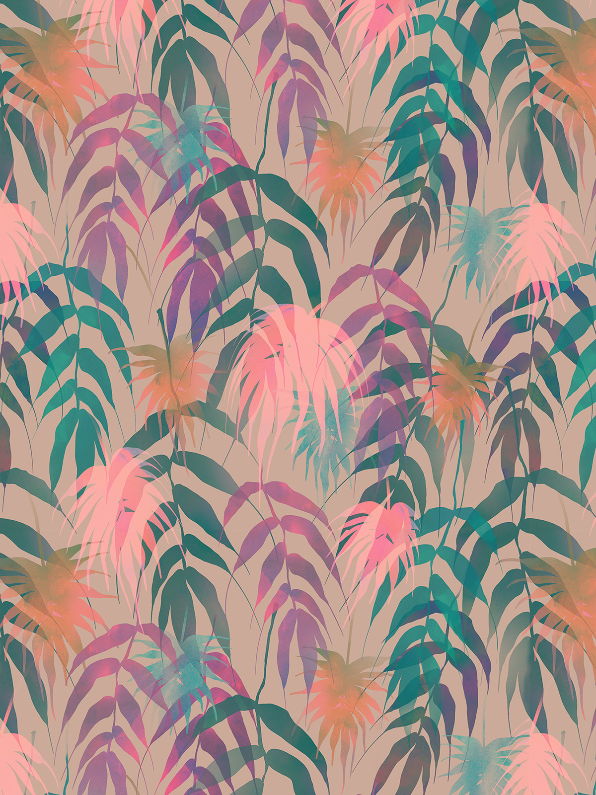 pattern Tropical Palm Tree palms palm leaves summer tropics beach swimwear