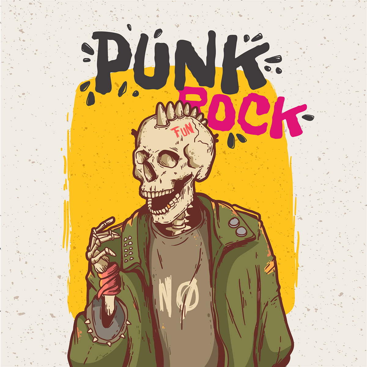 ILLUSTRATION  ilustrator ilustracion diseño gráfico adobe illustrator punk rock music artwork Graphic Designer vector