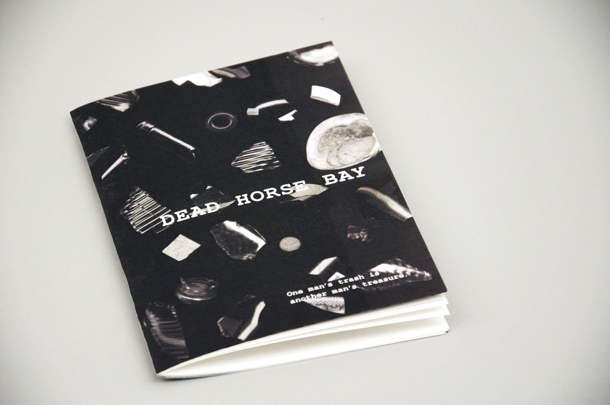 Website dead horse bay experimental design souvenir print New York bay Found objects scan