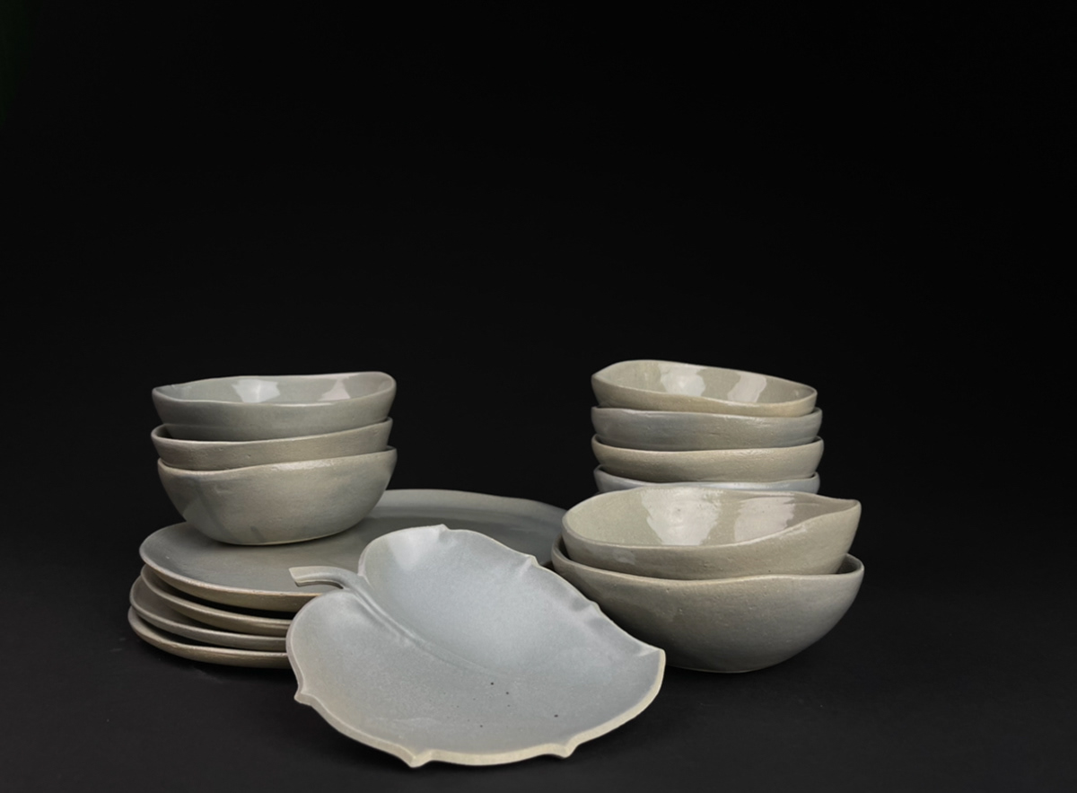 3D ceramics  clay colors handmade Pottery sculpting  sculpture tableware