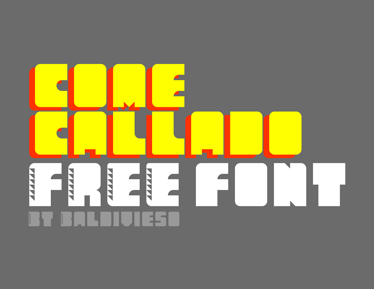 come callado  Typo groovy font free download  gratis  descarga gratis