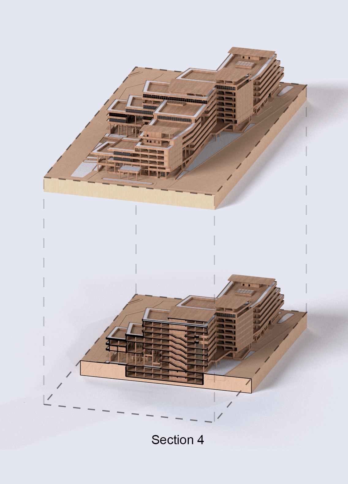 architecture Render visualization 3D archviz sectional perspective diagrams design portfolio
