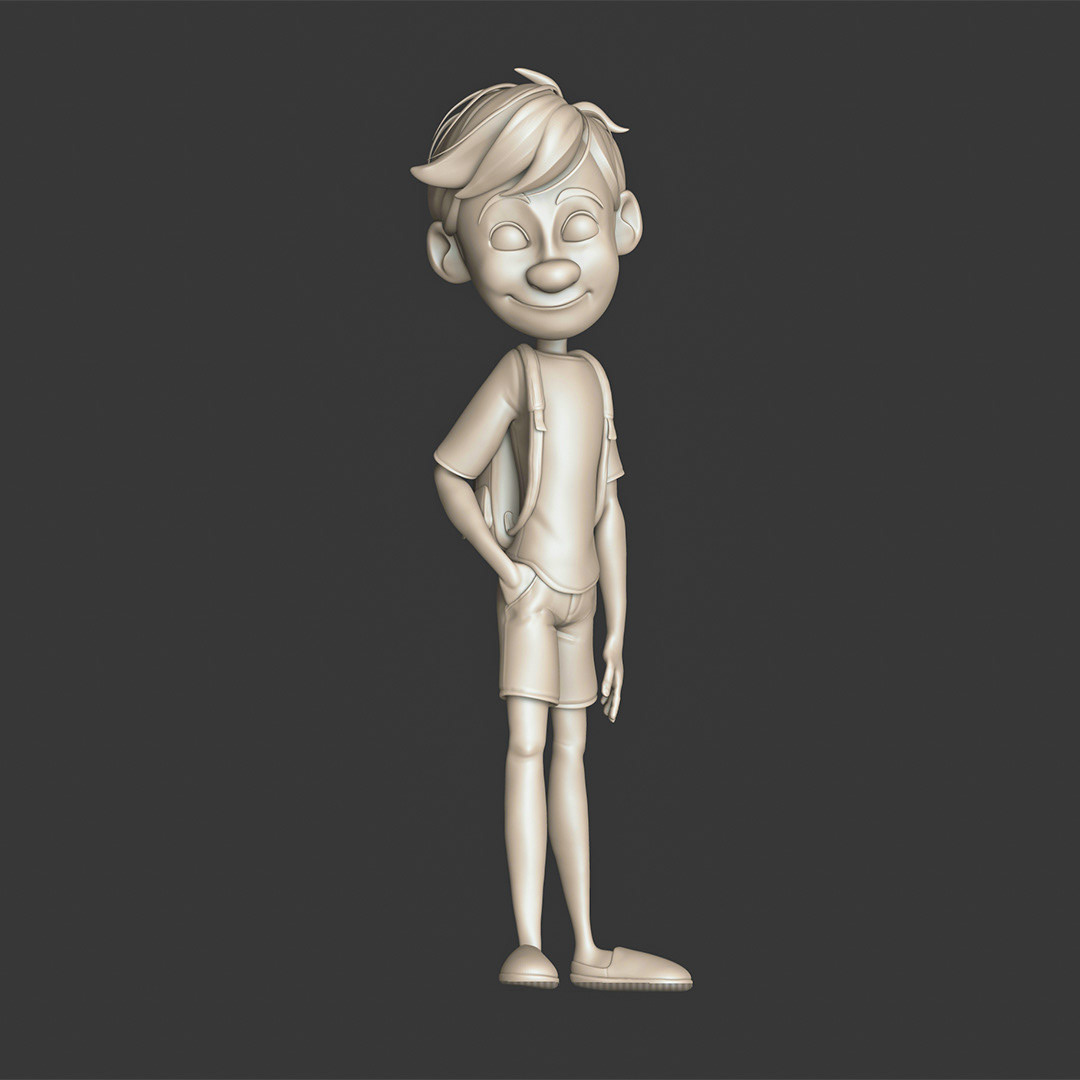 3D 3D Character modeling Zbrush
