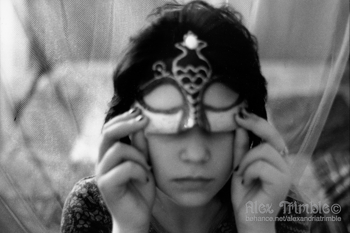 black and white film photography costume Tarot Cards mask tarot fairy Masquerade