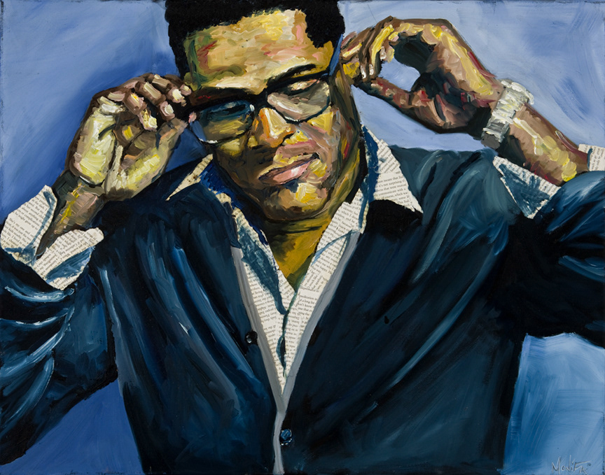portraits famous people Maxwell  usher  johnny depp  pharell Sammy Davis Jr Michael Jackson joker  andre 3000 faces  painting  oil 