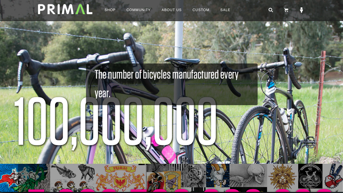 year in review parallax web page
