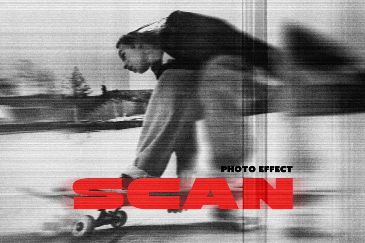 effects Photography  scan collage free download psd Mockup
