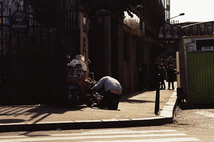 35mm Street Paris photo analog france down out