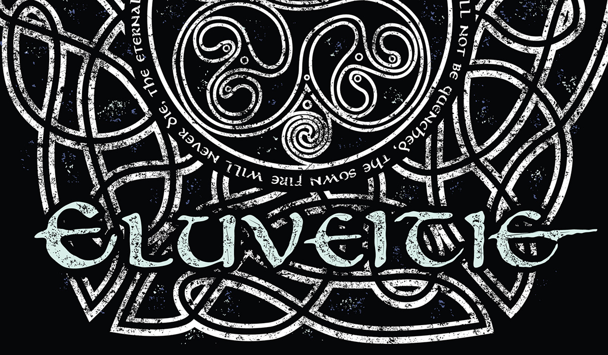 dødbringende ydre Daisy Official Eluveitie T-Shirt Design on Behance